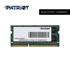 Memoria DDR3 8GB-1600 PATRIOT LAPTOP