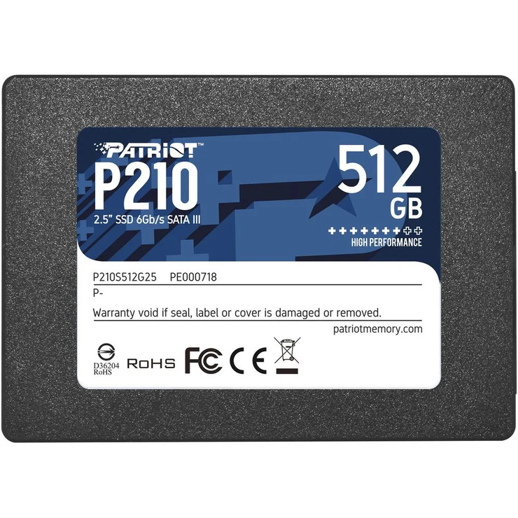 Disco Duro 512GB PATRIOT SATAS 3 2.5