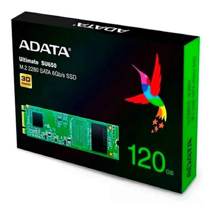 Disco Duro M.2 ADATA 120 DOS RANURAS PCI BOX